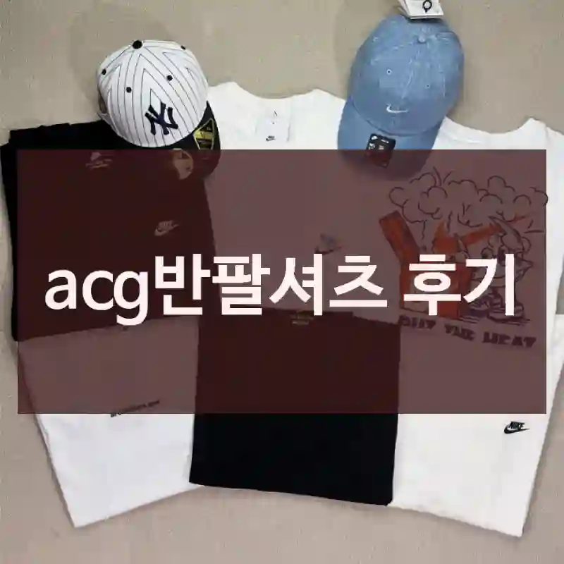 acg반팔셔츠 후기