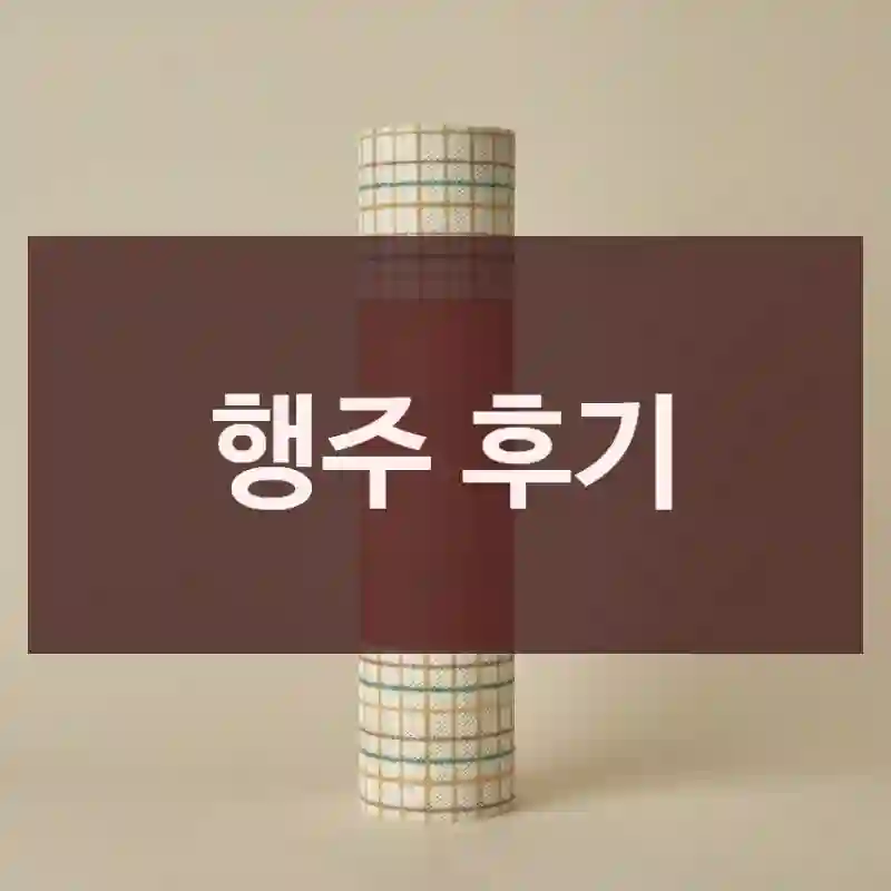 행주 후기