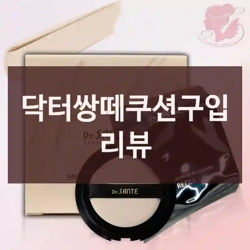 닥터쌍떼쿠션구입 리뷰