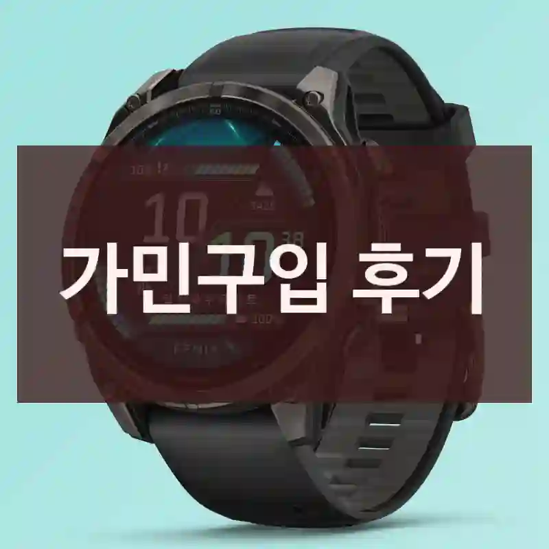 가민구입 후기