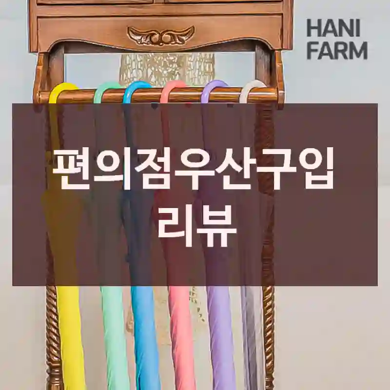 편의점우산구입 리뷰