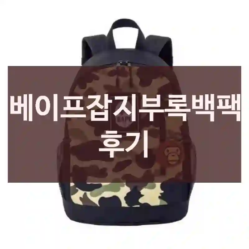 베이프잡지부록백팩 후기