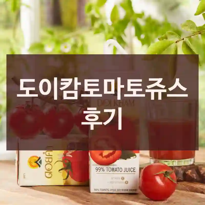 도이캄토마토쥬스 후기