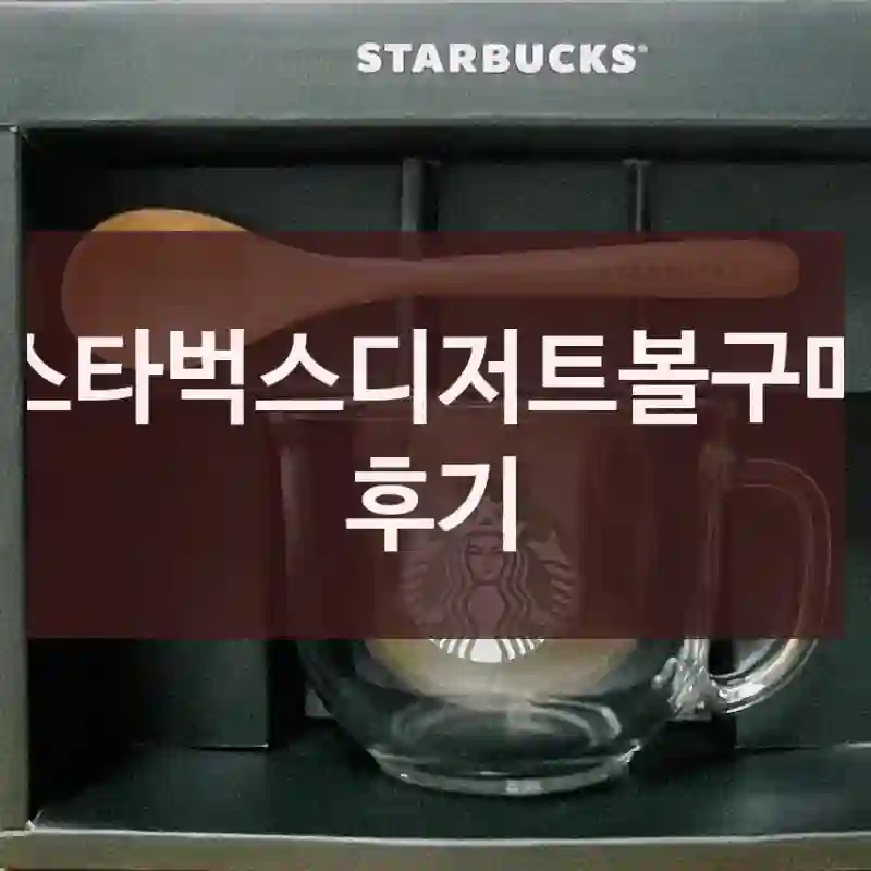 스타벅스디저트볼구매 후기