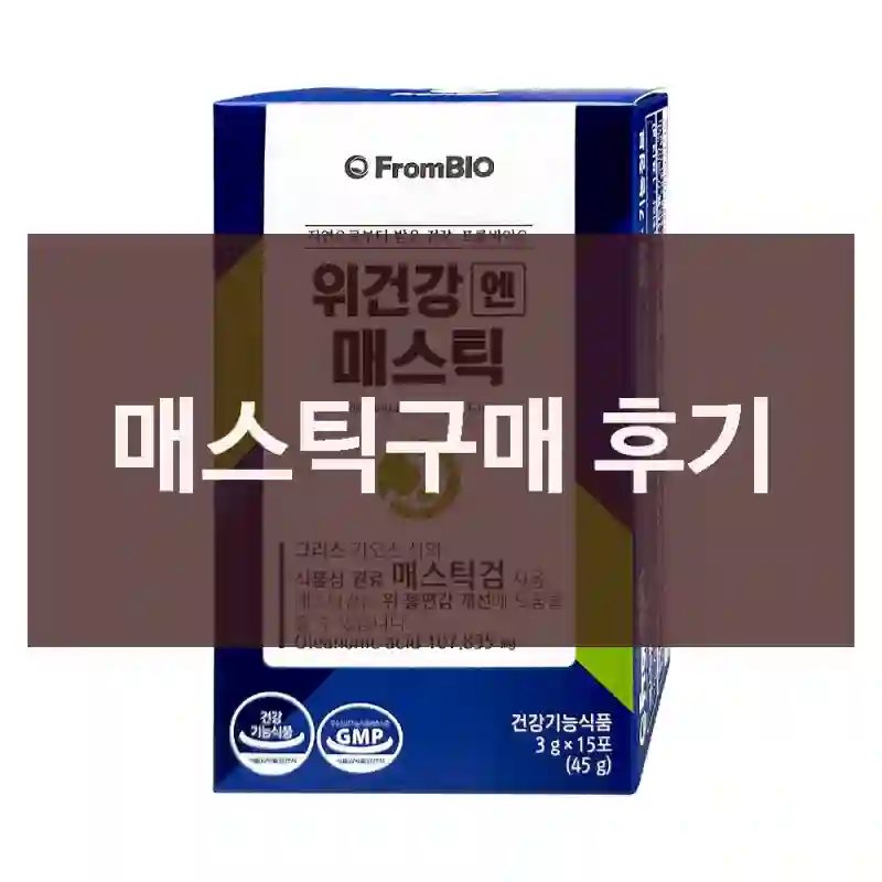 매스틱구매 후기