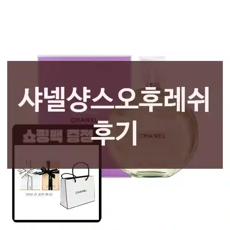 샤넬샹스오후레쉬 후기