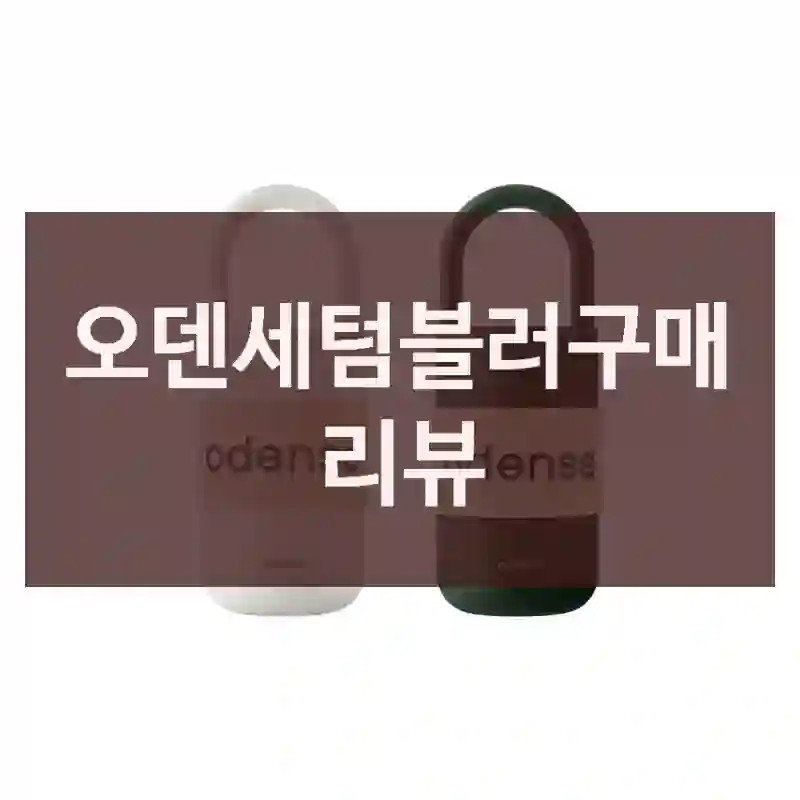 오덴세텀블러구매 리뷰