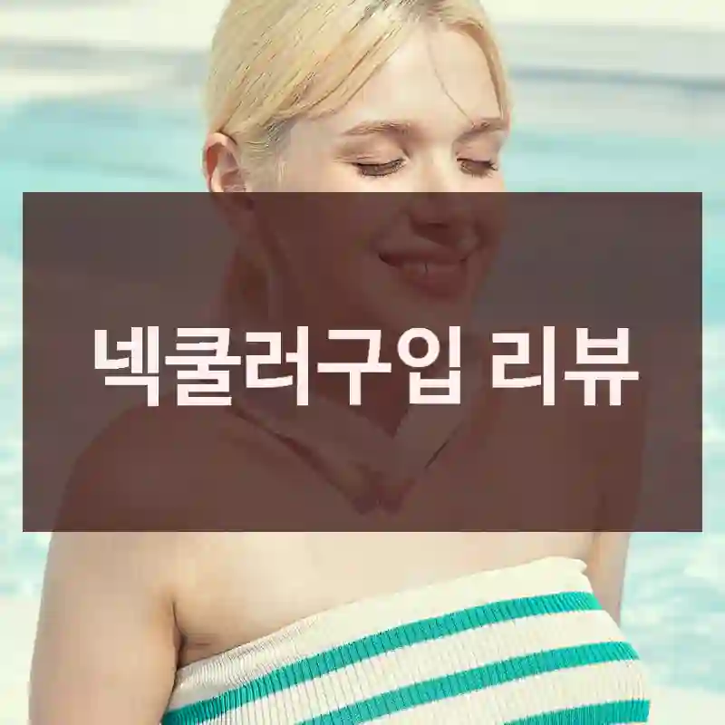 넥쿨러구입 리뷰