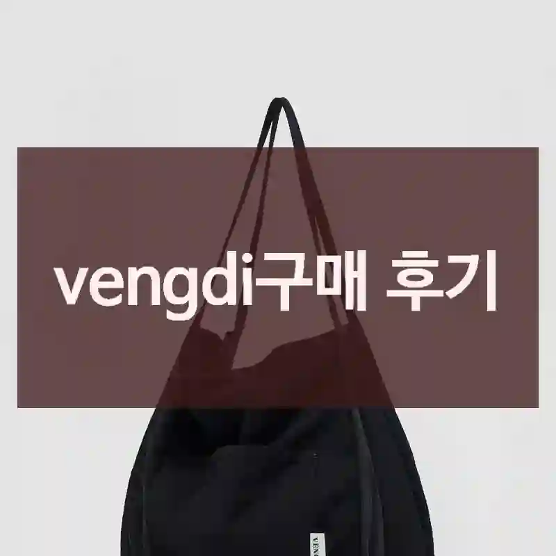 vengdi구매 후기
