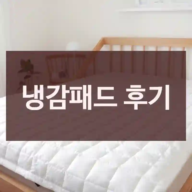 냉감패드 후기