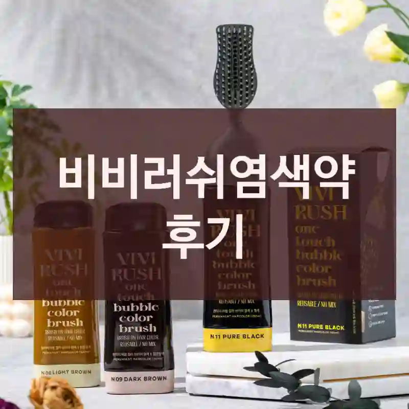 비비러쉬염색약 후기